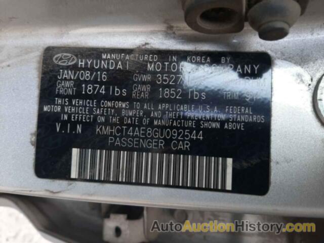 HYUNDAI ACCENT SE, KMHCT4AE8GU092544