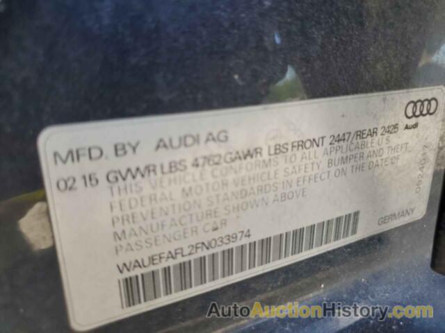 AUDI A4 PREMIUM PLUS, WAUEFAFL2FN033974