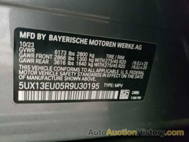 BMW X5 SDRIVE 40I, 5UX13EU05R9U30195