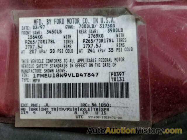 FORD EXPEDITION, 1FMEU18W9VLB47847