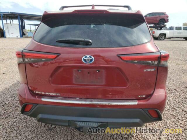 TOYOTA HIGHLANDER HYBRID XLE, 5TDHARAH1NS514565