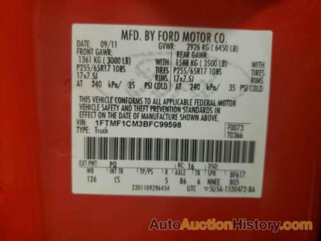 FORD All Models, 1FTMF1CM3BFC99598