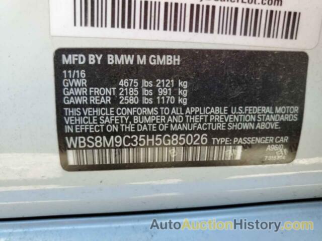 BMW M3, WBS8M9C35H5G85026
