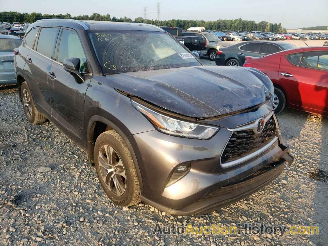 2020 TOYOTA HIGHLANDER XLE, 5TDHZRBH7LS021848