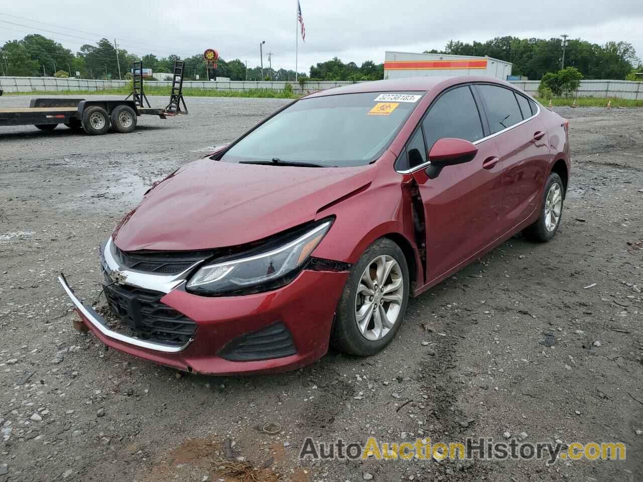 2019 CHEVROLET CRUZE LT, 1G1BE5SM7K7139942