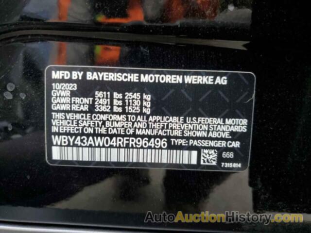 BMW I4 EDRIVE EDRIVE 35, WBY43AW04RFR96496