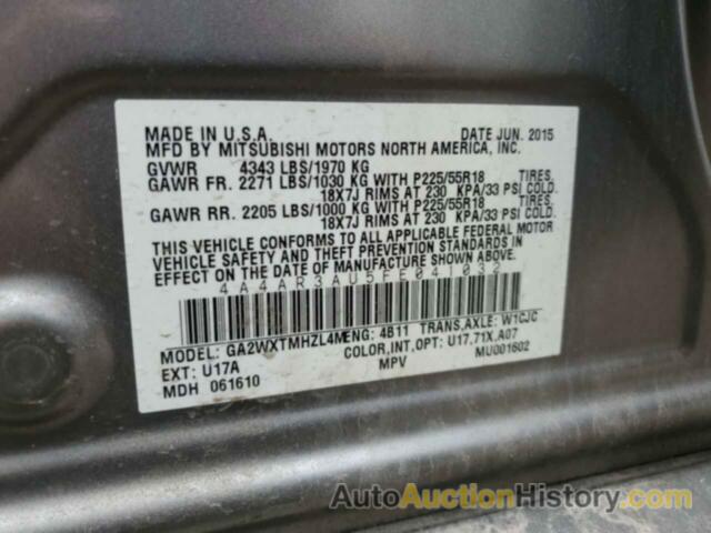 MITSUBISHI OUTLANDER ES, 4A4AR3AU5FE041032