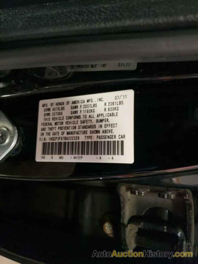 HONDA ACCORD EXL, 1HGCP3F87BA032028