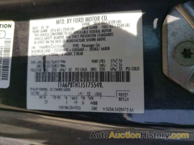 FORD ALL Models, 1FA6P8TH1J5175549