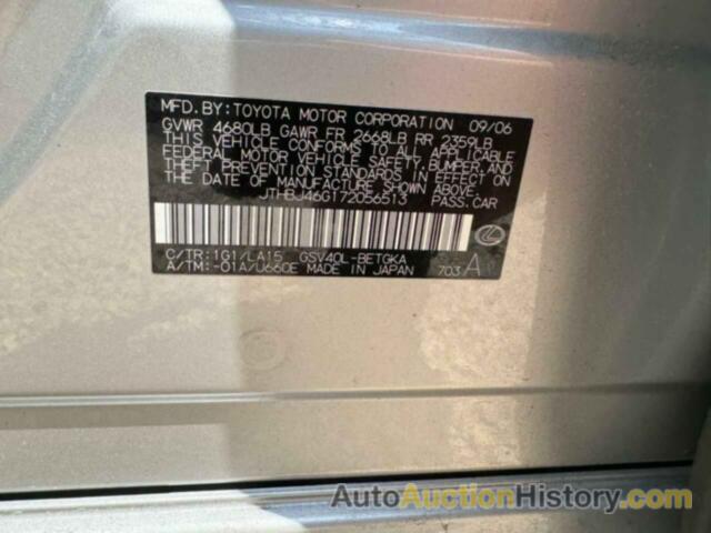 LEXUS ES350 350, JTHBJ46G172056513