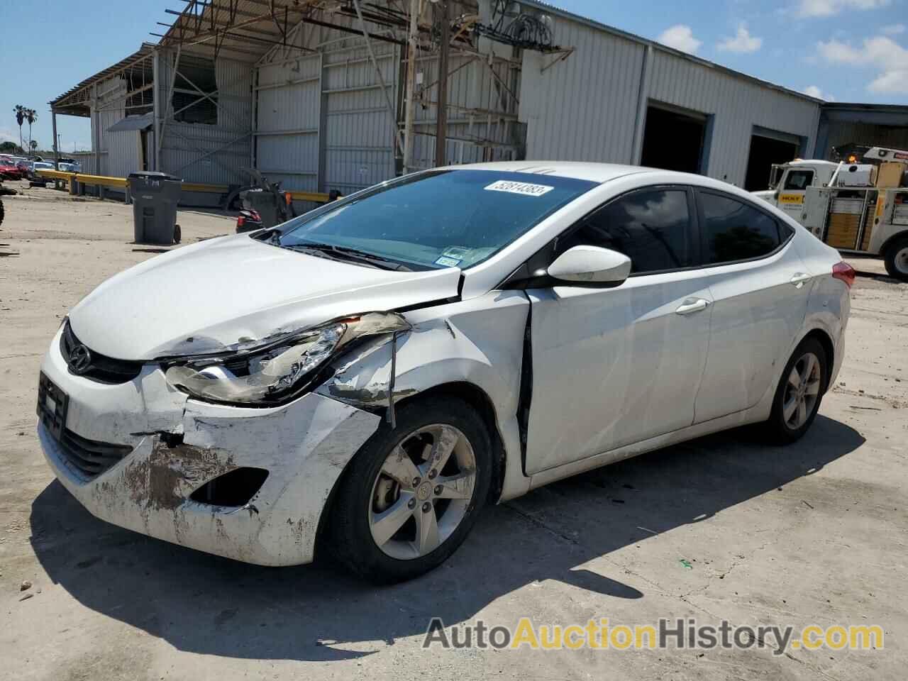 2013 HYUNDAI ELANTRA GLS, 5NPDH4AE5DH405307