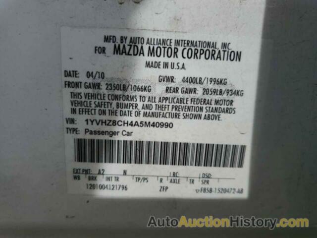 MAZDA 6 I, 1YVHZ8CH4A5M40990