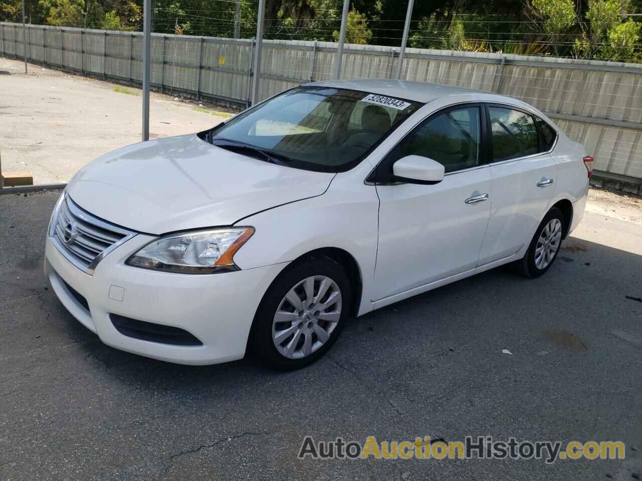 2013 NISSAN SENTRA S, 3N1AB7AP9DL771846