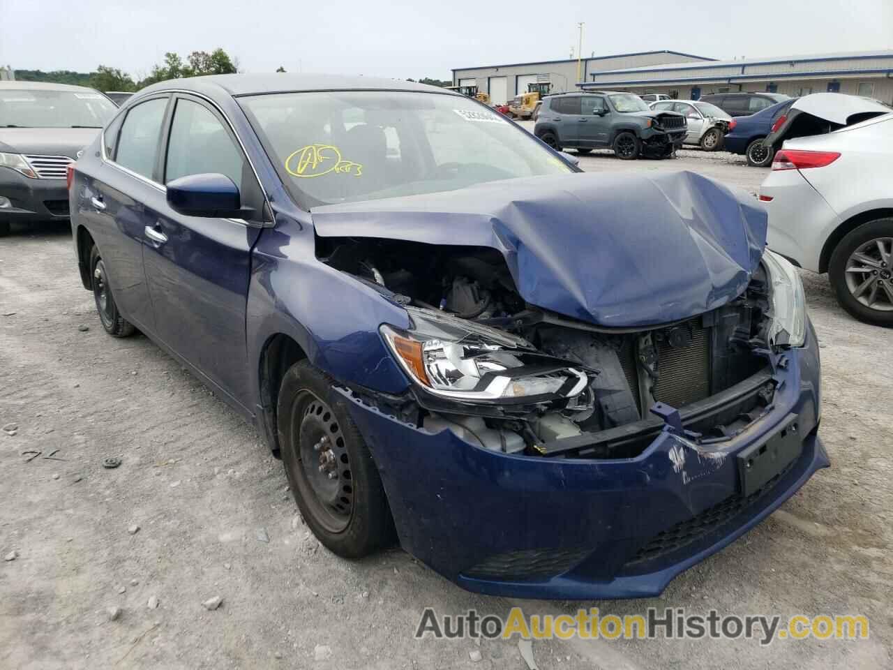 2016 NISSAN SENTRA S, 3N1AB7AP2GY267775