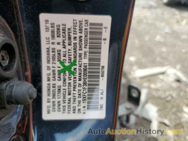 HONDA CIVIC EX, 19XFC1F38HE009041