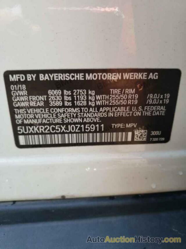 BMW X5 SDRIVE35I, 5UXKR2C5XJ0Z15911