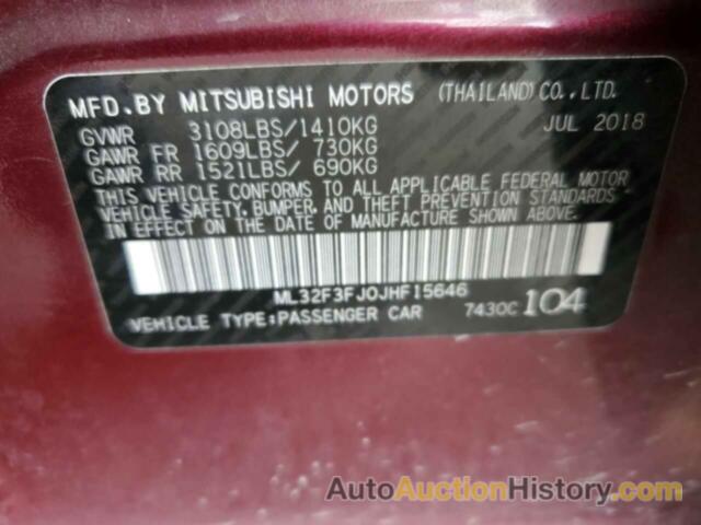 MITSUBISHI MIRAGE G4 ES, ML32F3FJ0JHF15646