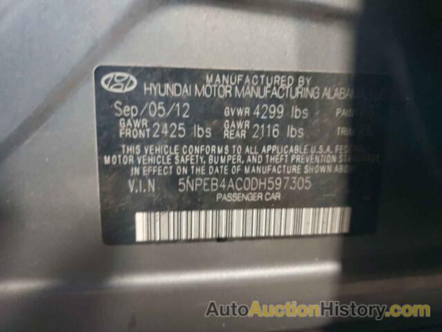 HYUNDAI SONATA GLS, 5NPEB4AC0DH597305