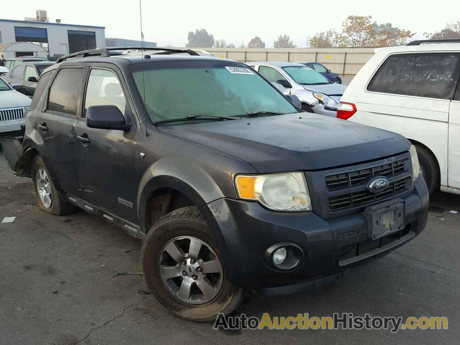 2008 FORD ESCAPE LIMITED, 1FMCU04168KD33061