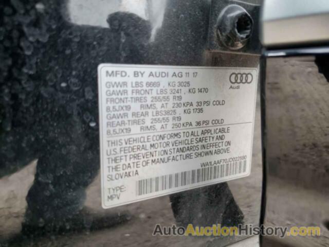 AUDI Q7 PREMIUM PLUS, WA1LAAF70JD022590