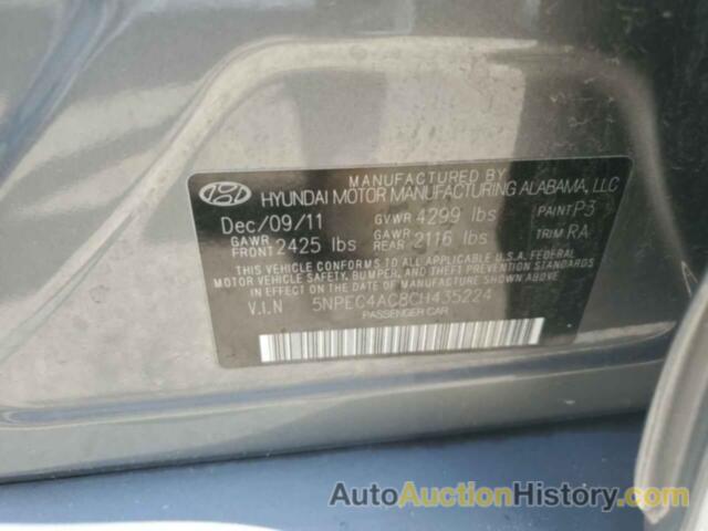 HYUNDAI SONATA SE, 5NPEC4AC8CH435224