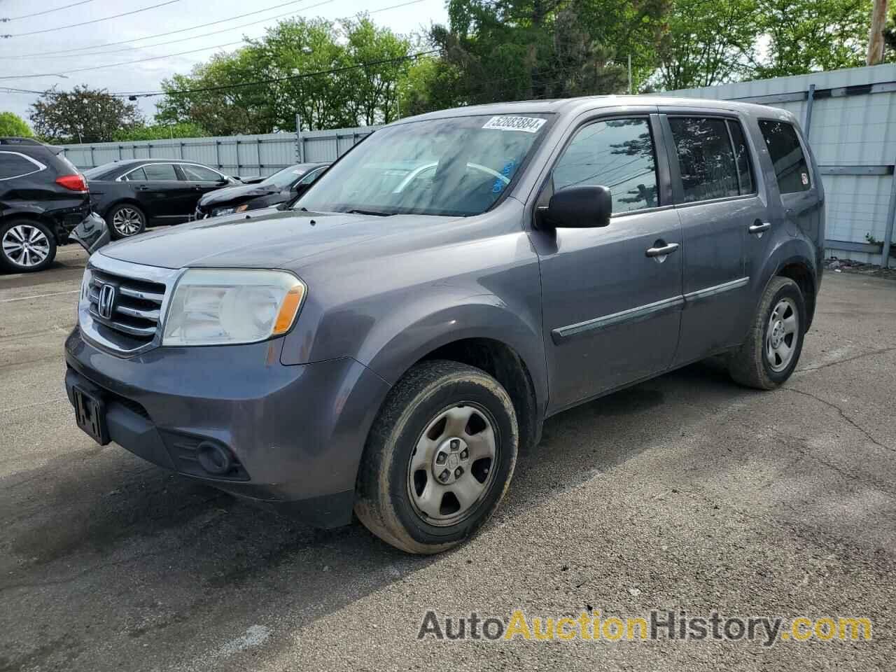 HONDA PILOT LX, 5FNYF4H28FB010798