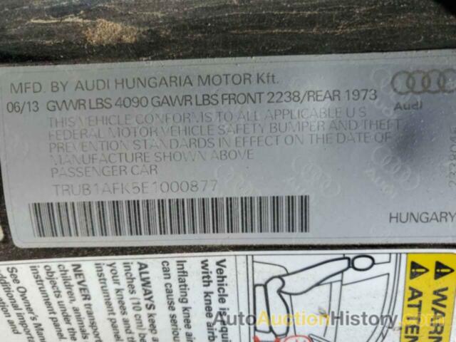 AUDI TTS PREMIUM PLUS, TRUB1AFK5E1000877