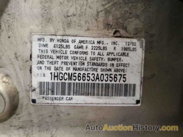 HONDA ACCORD EX, 1HGCM56653A035675