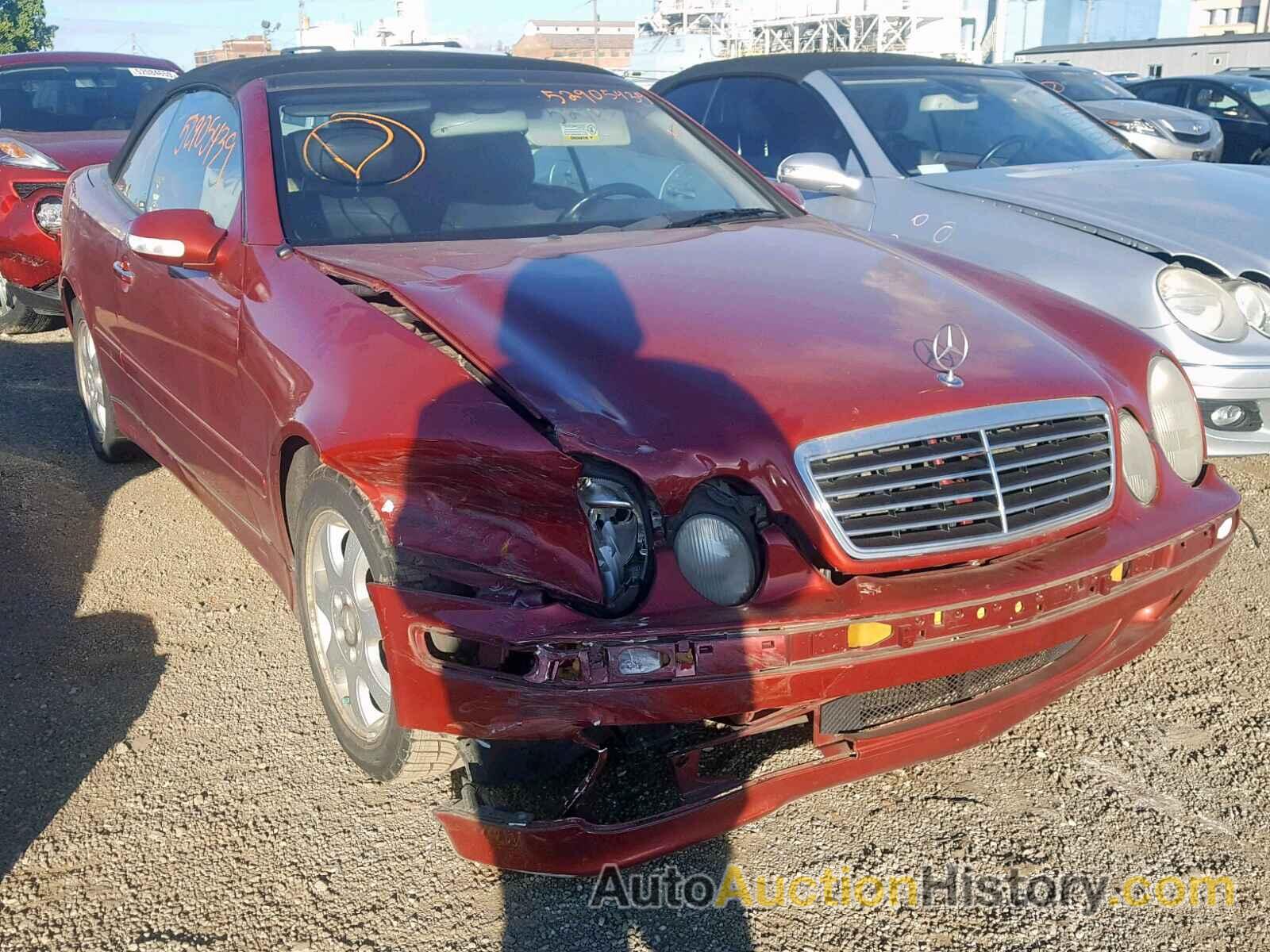 2003 MERCEDES-BENZ CLK 320 320, WDBLK65G73T140418