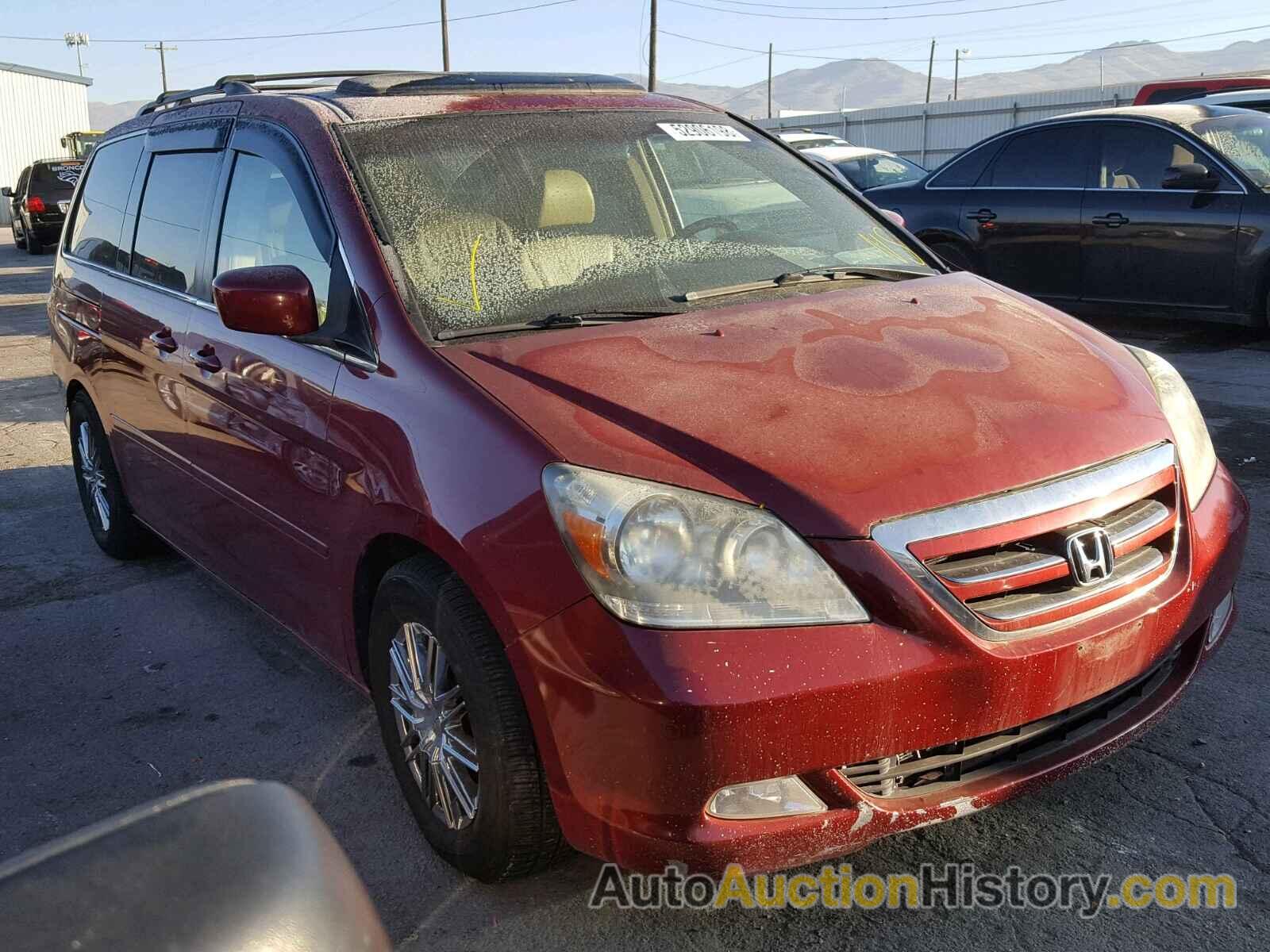 2006 HONDA ODYSSEY TOURING, 5FNRL38826B109872