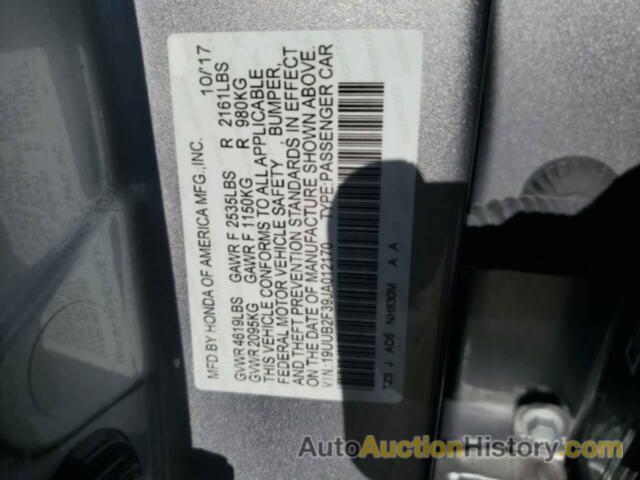 ACURA TLX, 19UUB2F39JA012170