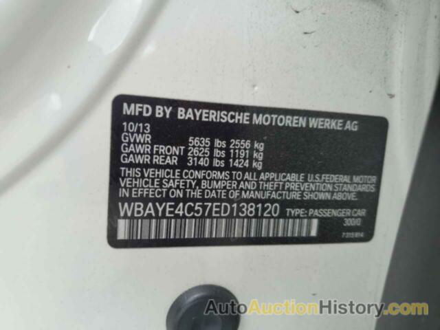 BMW 7 SERIES LI, WBAYE4C57ED138120