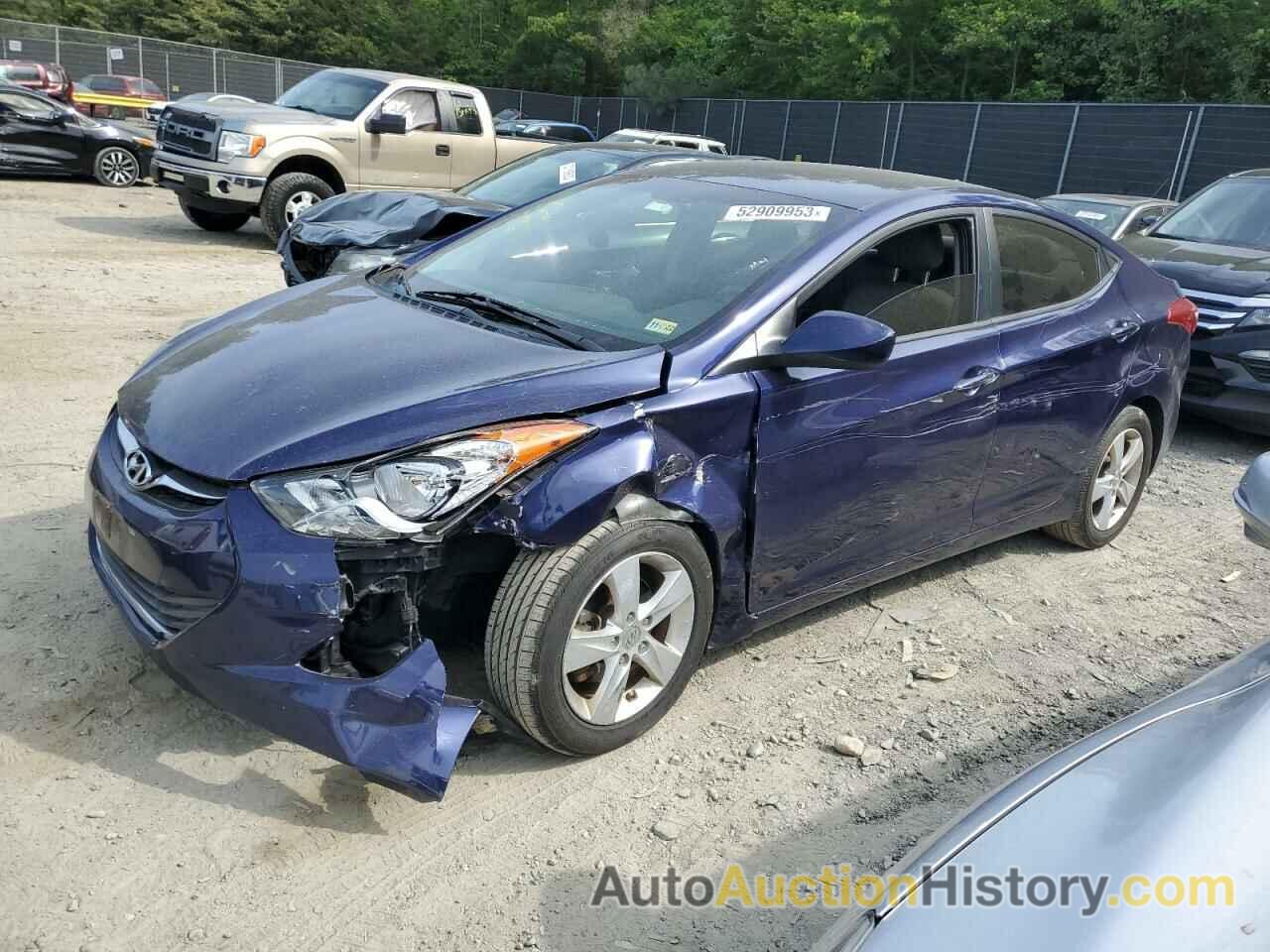 2013 HYUNDAI ELANTRA GLS, 5NPDH4AE5DH440073