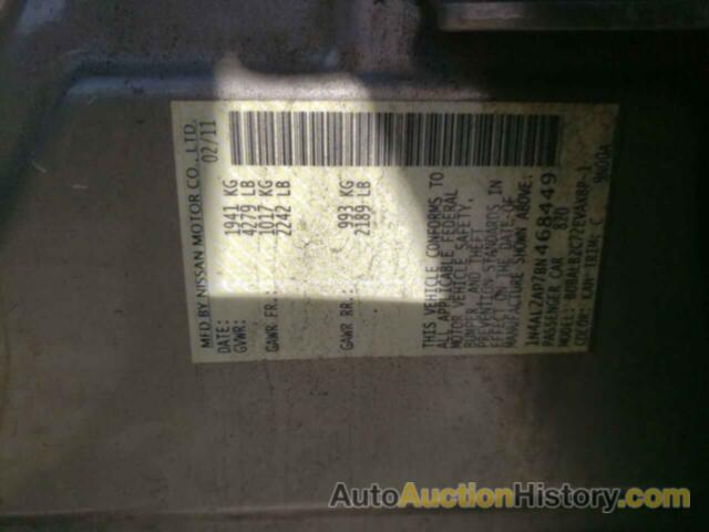 NISSAN ALTIMA BASE, 1N4AL2AP7BN468449