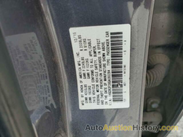 HONDA ACCORD LX, 1HGCR2F3XGA090294