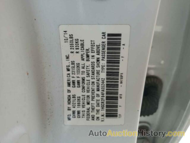 HONDA ACCORD EXL, 1HGCR2F84FA052442