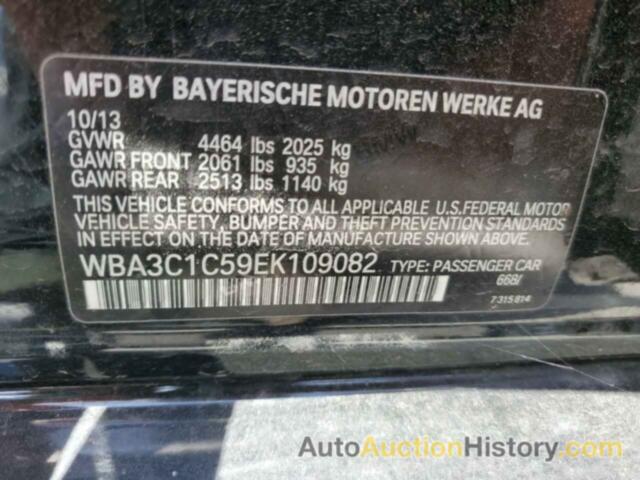 BMW 3 SERIES I SULEV, WBA3C1C59EK109082