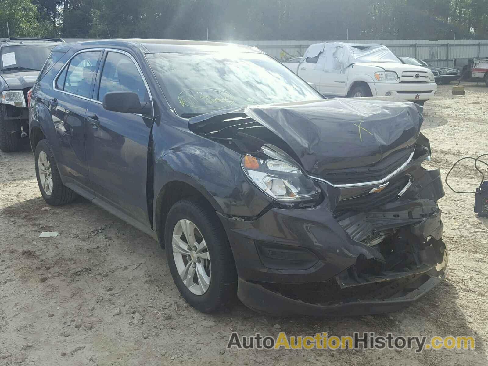 2016 CHEVROLET EQUINOX LS, 2GNALBEK4G6109054