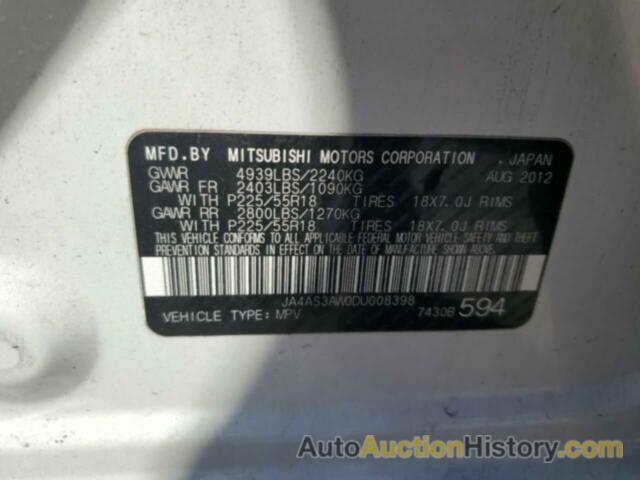 MITSUBISHI OUTLANDER SE, JA4AS3AW0DU008398