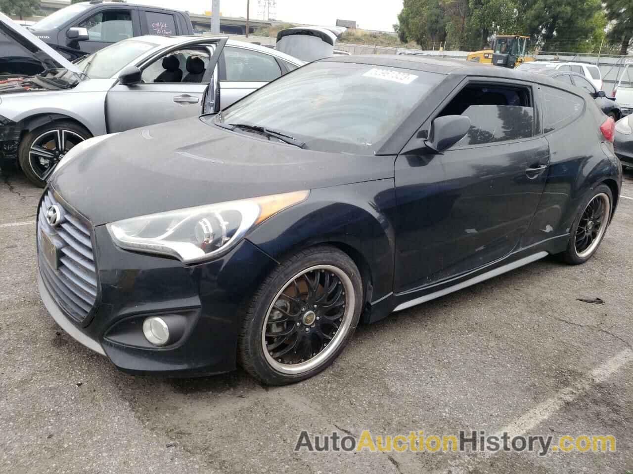 2013 HYUNDAI VELOSTER TURBO, KMHTC6AE5DU104558