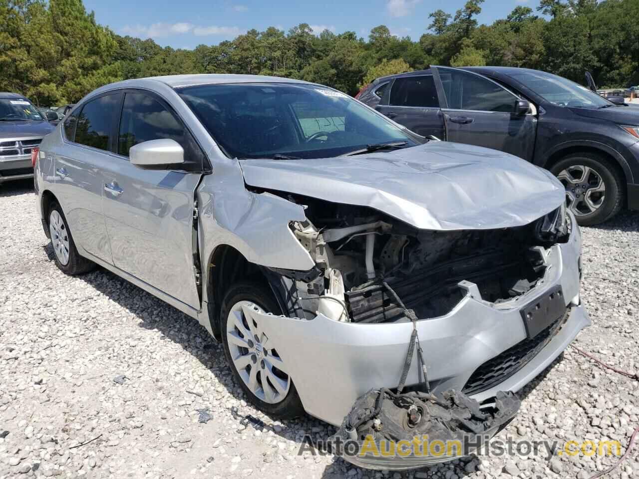 2016 NISSAN SENTRA S, 3N1AB7APXGY244096