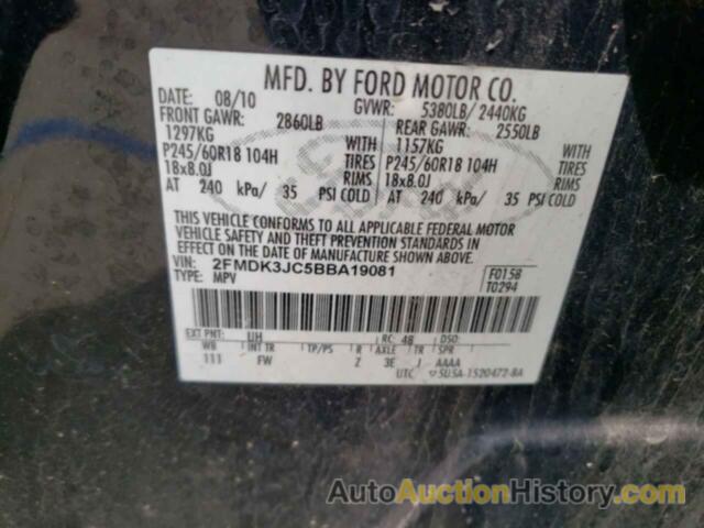 FORD EDGE SEL, 2FMDK3JC5BBA19081