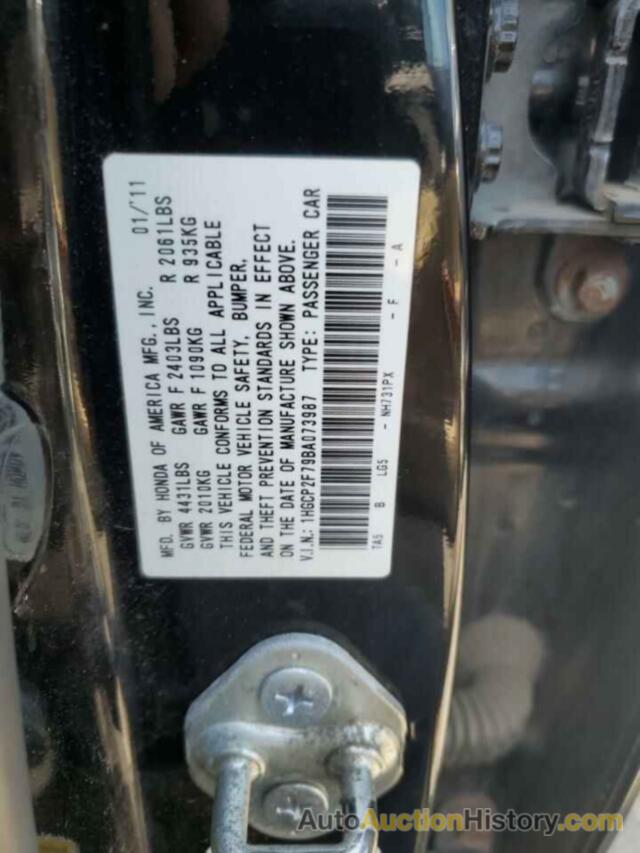 HONDA ACCORD EX, 1HGCP2F79BA073987