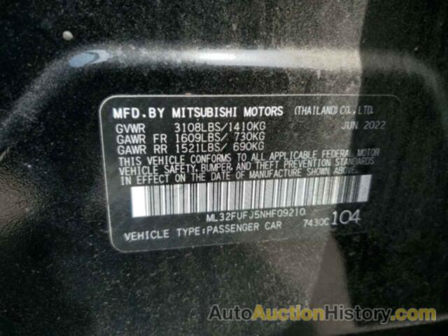 MITSUBISHI MIRAGE G4 ES, ML32FUFJ5NHF09210