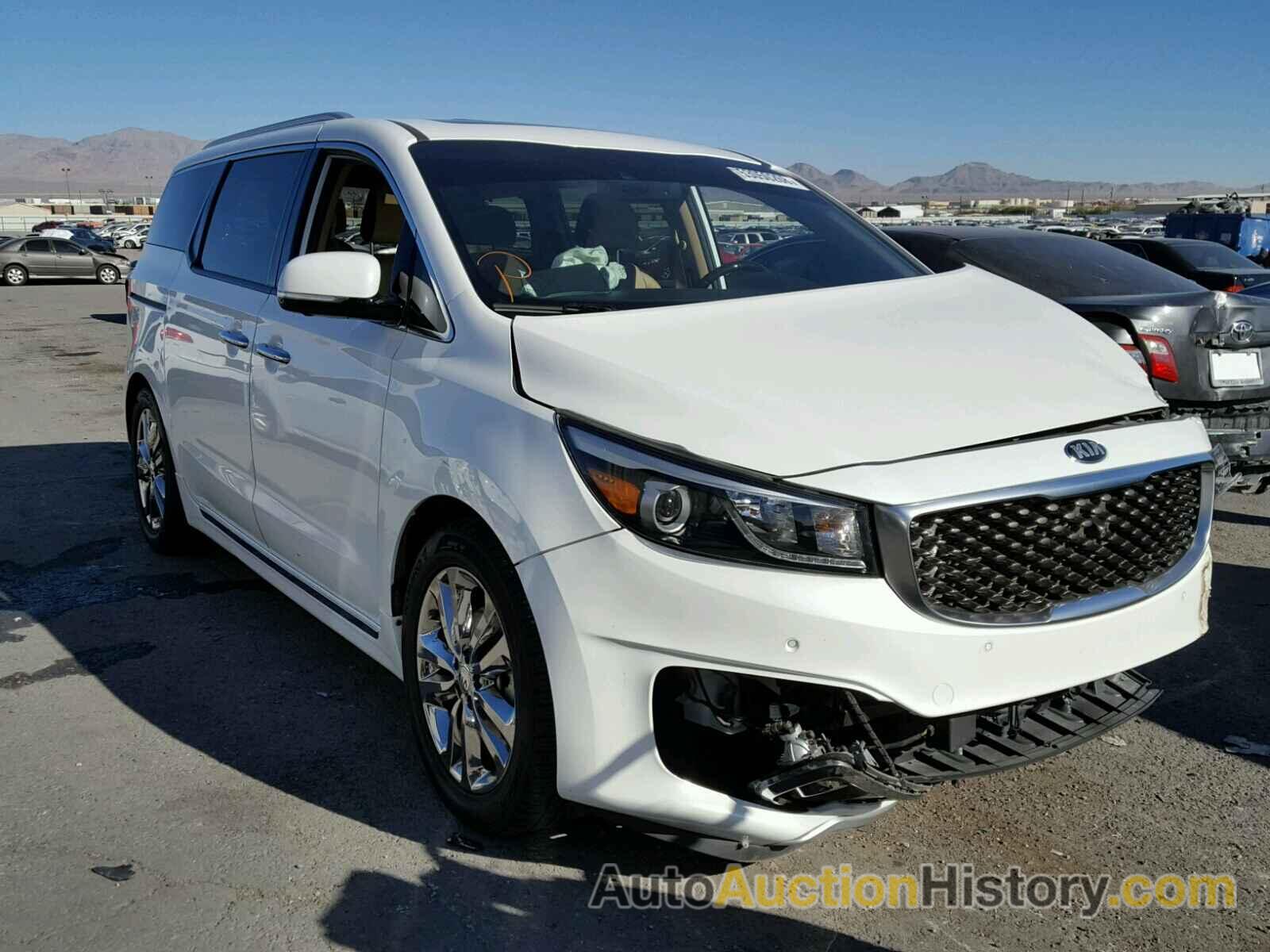 2016 KIA SEDONA SXL, KNDME5C18G6118597