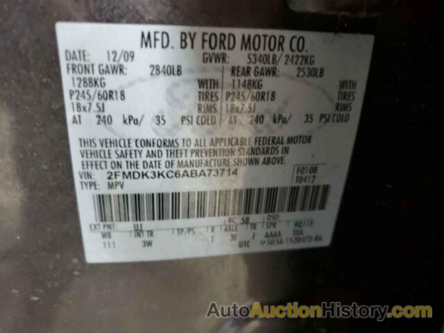 FORD EDGE LIMITED, 2FMDK3KC6ABA73714