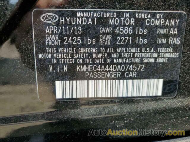 HYUNDAI SONATA HYBRID, KMHEC4A44DA074572