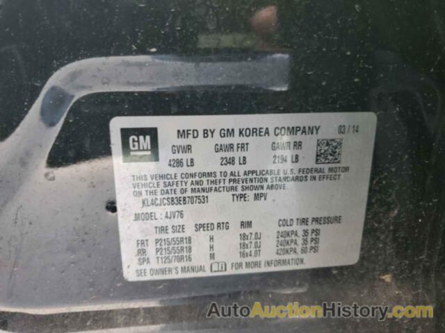 BUICK ENCORE, KL4CJCSB3EB707531