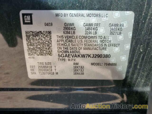 BUICK ENCLAVE ESSENCE, 5GAEVAKW7KJ290380