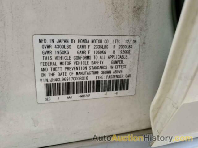 ACURA TSX, JH4CL96917C008016